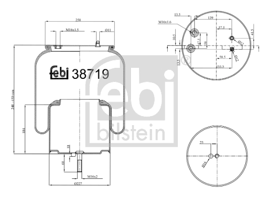 Bellow, air suspension